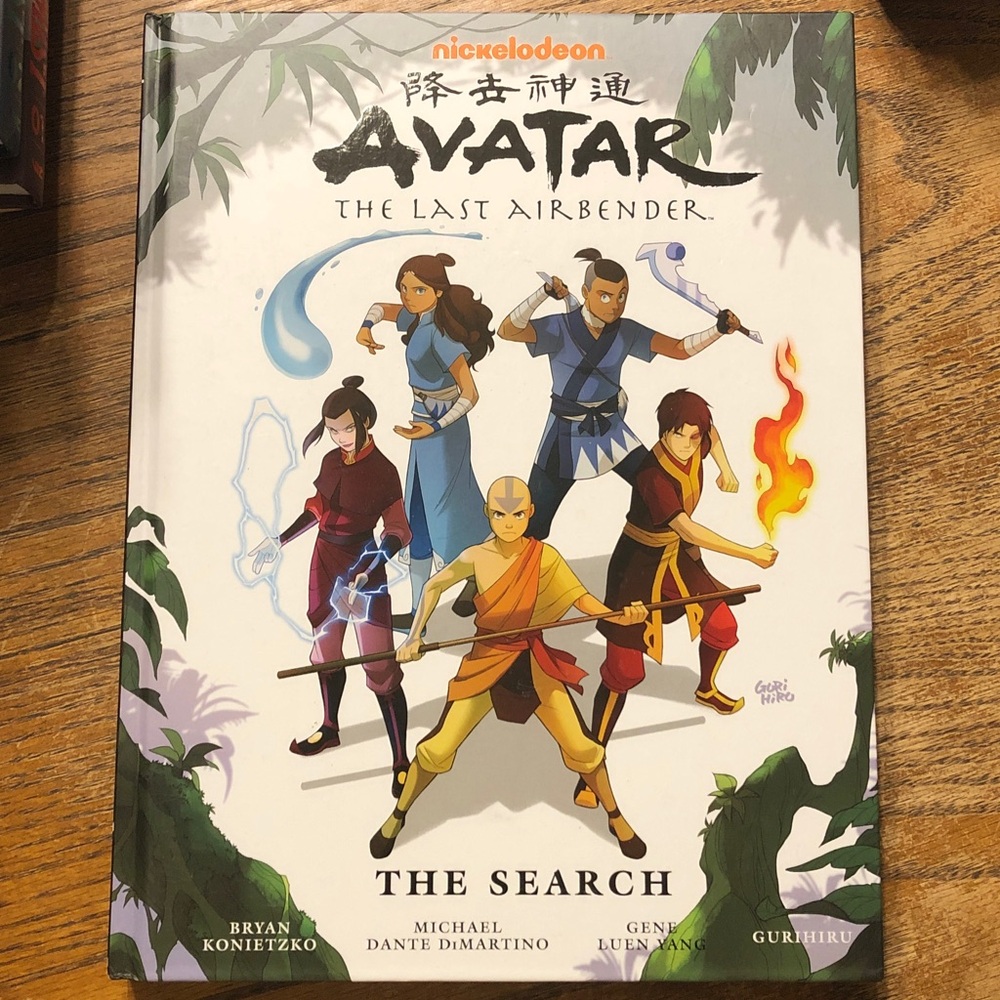 Nickelodeon Avatar The Last Airbender Poster - White with Multicolor Characters